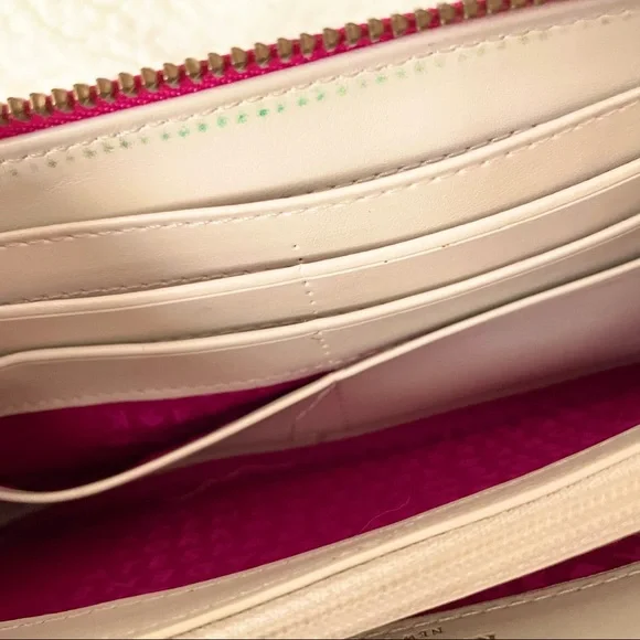 Kate Spade Moroccan Market Pink Zip Wallet - Picture 7 of 12